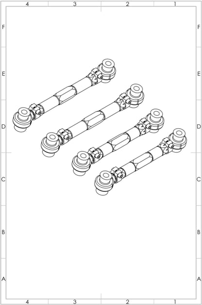 SPL RUA E9X SPL BMW E9X/E8X REAR UPPER ARM LINKS