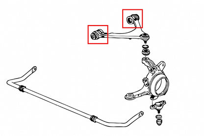 HAR-6872 HARDRACE FRONT UPPER ARM BUSHING 6872 HONDA S2000 AP1 / AP2 1999-2009