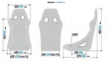 008235NR SPARCO SEAT SPRINT