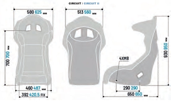 008019RNR SPARCO SEAT CIRCUIT QRT